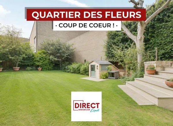 QUARTIER DES FLEURS - MAISON 143 M2 - 5P JARDIN 140 M2 A 5MI