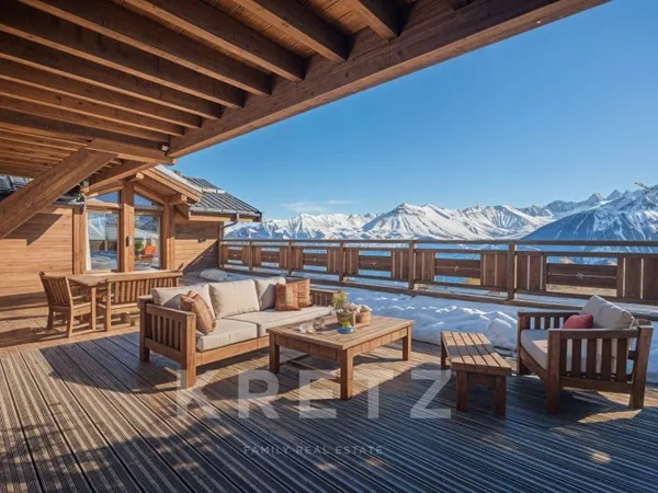 La Toussuire 1800 m Altitude : Chalet Grand Standing 629m² - 24 Personnes