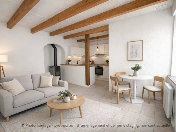 Maison mitoyenne 44000 EUR, 2 chambres à Ronchamp