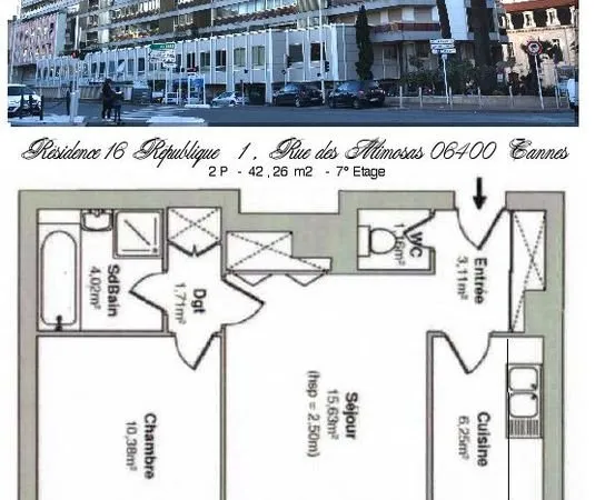 A vendre 2p à cannes