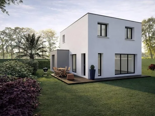 Maison 4 chambres toit plat 110 m²