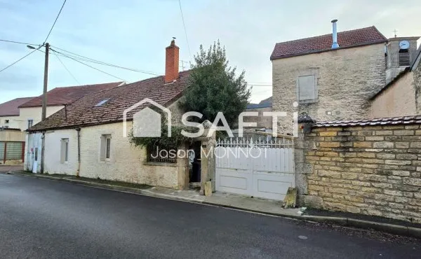 Maison 110m², Grange, courette - Sainte-Colombe-sur-Seine (21400)