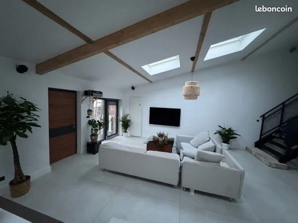 À vendre - Loft de 120 m² avec jardin et prestations récentes