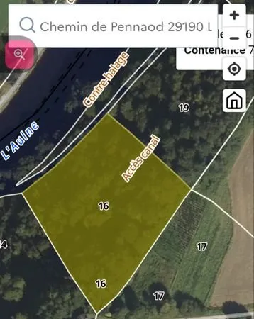 Terrain boisé