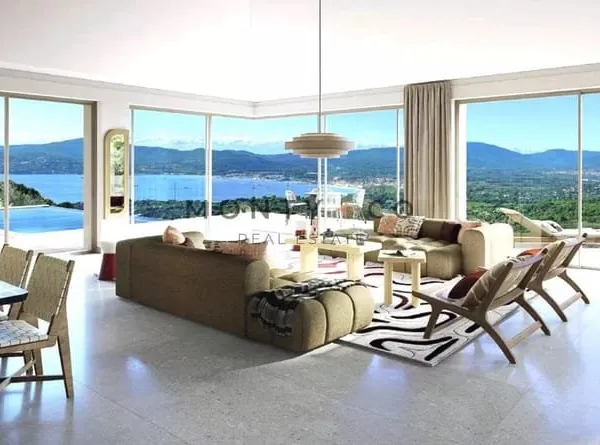 Vente villa 6 chambres vue mer dans un domaine privé a Grimaud