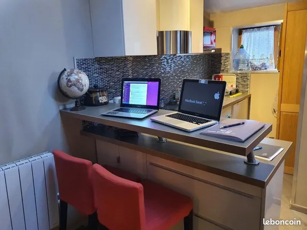 Studio meublé 27 m² - Prêt à vivre - Proche Hôpital Blanc-Mesnil