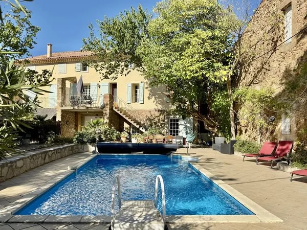 Charmante maison en pierre restaurée avec piscine et vues panoramiques