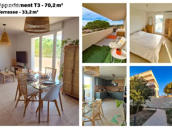 Montpellier T3 Exceptionnel avec Terrasse de 33m²