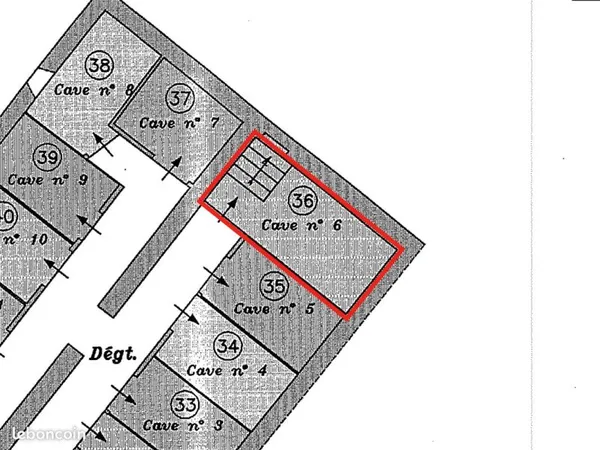 Location Cave 7m2 à Asnières-sur-Seine