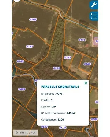 Urgent parcelles boisées et 1ha dont 1100m2 constructibles