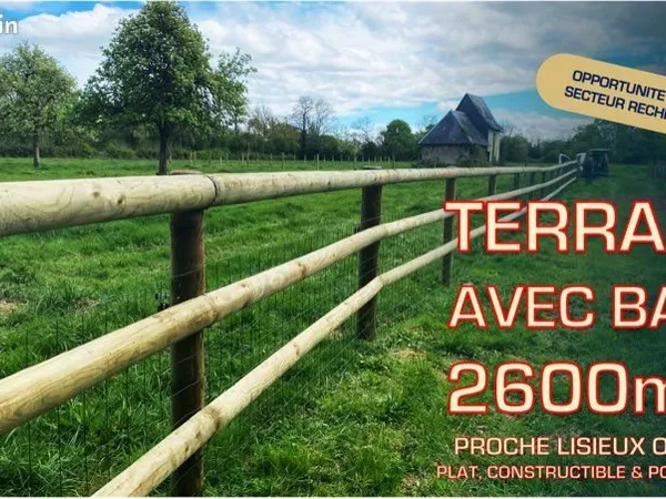 Grand terrain constructible