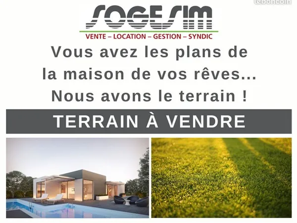 Terrain 2875 m² AHUILLE