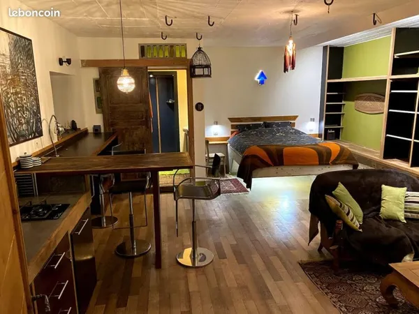 Studio indépendant 36 m² - Ancienne écurie rénovée, cadre naturel exceptionnel