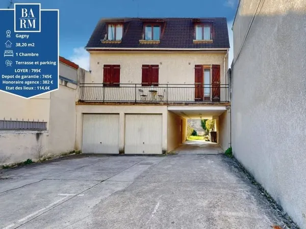 Appartement 2 pièces 38 m²