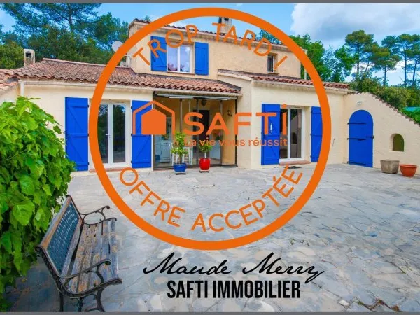 Charmante maison traditionnelle 115 m2 - 4 chambres - garage - terrain arboré de près de 2200 m2