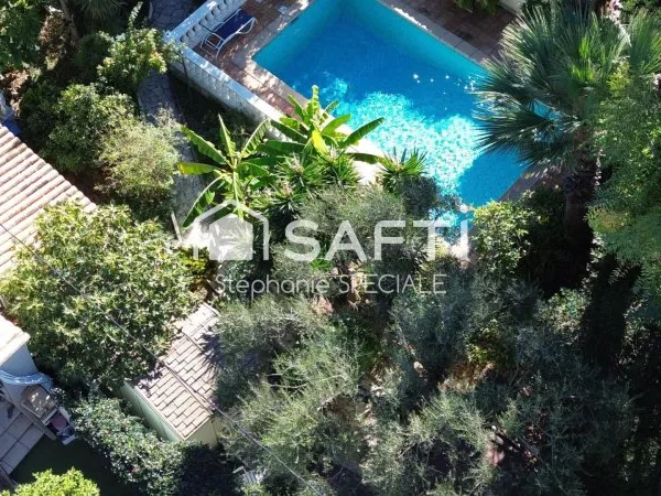 Appartement/Maison 5 pièces avec jardin, piscine et studio indépendant - Juan-les-Pins (06160)