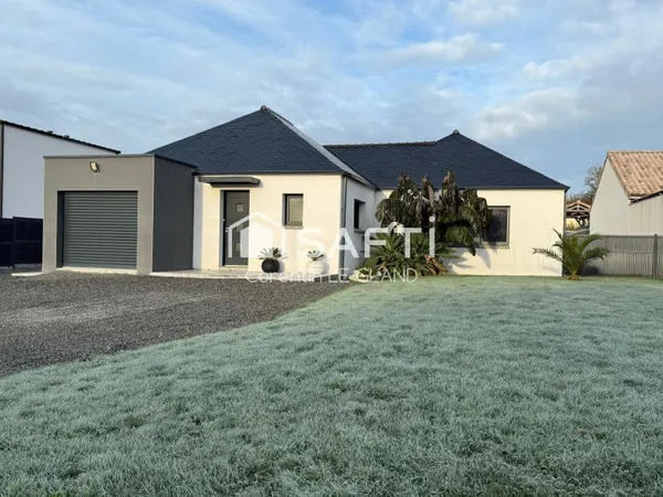 Maison contemporaine de plain-pied