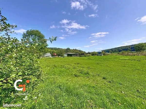 Terrain 1000 m² Croisy-sur-Andelle