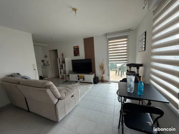 Appartement T2 39m² rez de jardin + garage