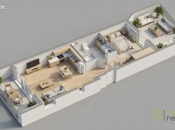 Appartement 2 pièces 41 m²