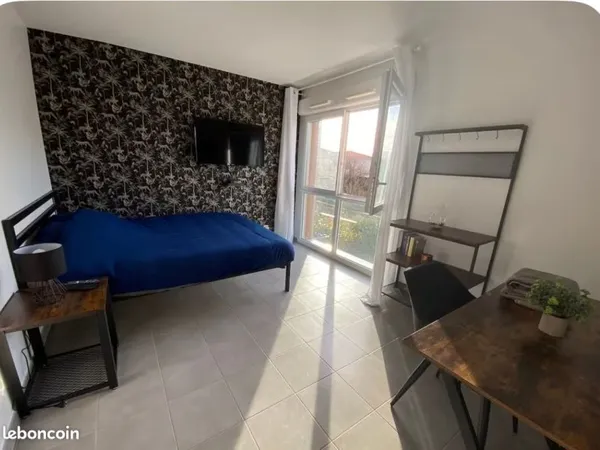 À louer - T1 meublé 27 m² - Centre de Craponne