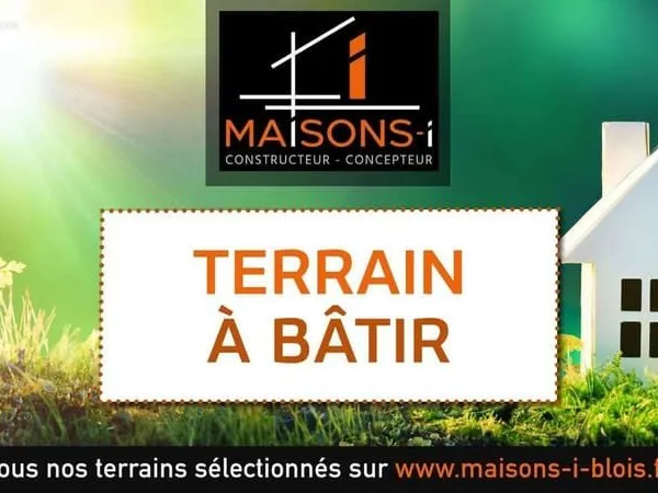 Terrain à bâtir de 1000 m² à HUISSEAU-SUR-COSSON (41)