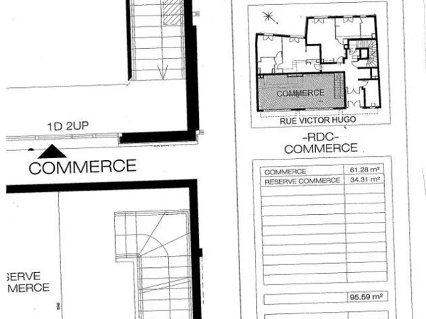 Local commercial 95 m²