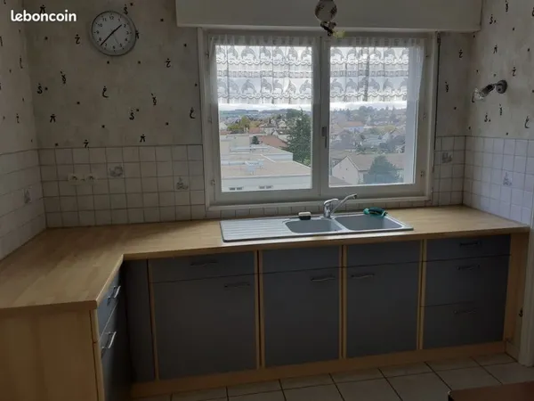 Vend appartement F3 à 55100 VERDUN
