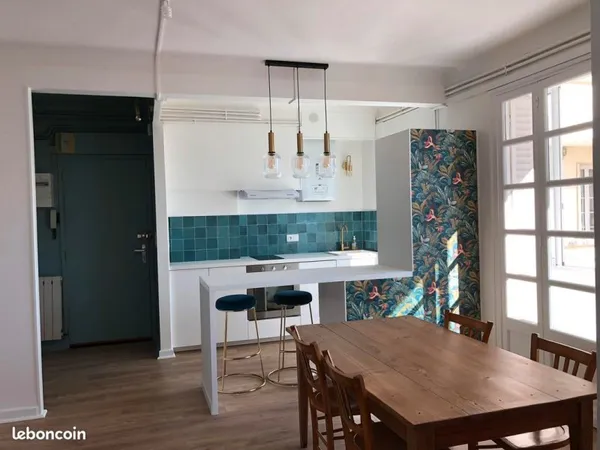 Appartement T3 meublé - 56 m² - Très lumineux - 750 /mois