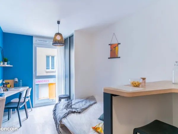 Studio 18m² - Résidence Etudiante Sécurisée à Rouen