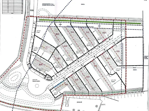Vente Terrain 626 m²