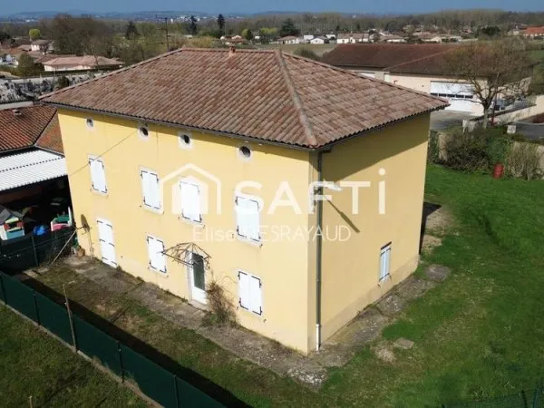 Immeuble de 2 appartements T3 et T4, sur un terrain constructible