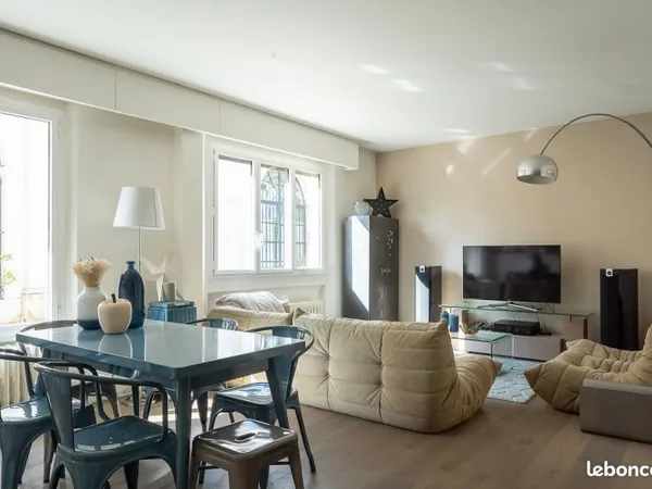Appartement familial 113 m² avec 4 chambres et box