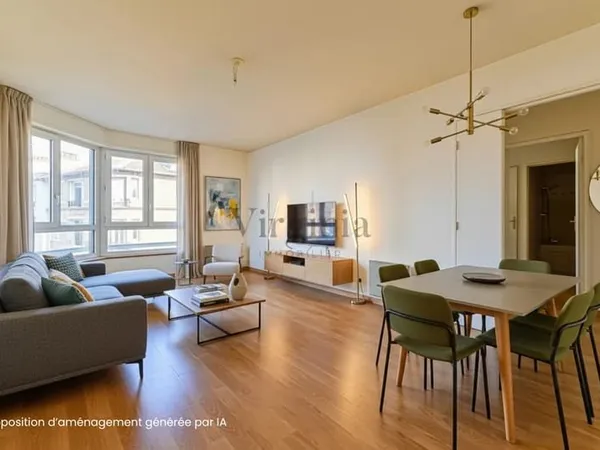 Appartement 2 pièces de 52 m²
