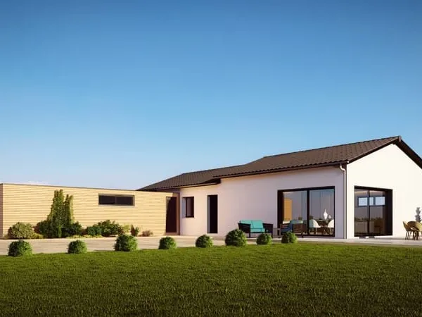 Maison plain pied à Seyssuel de 105 m² + garage 30 m² au prix de 470 000 € !