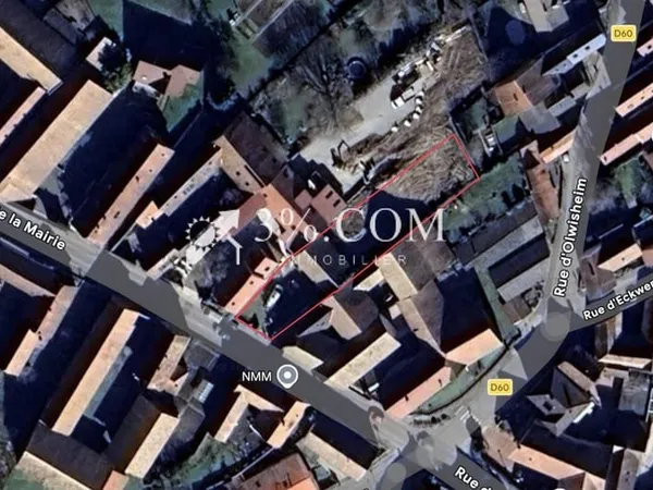 3%.COM - EXCLUSIVITÉ à BERSTETT, terrain constructible 9a19 avec grange