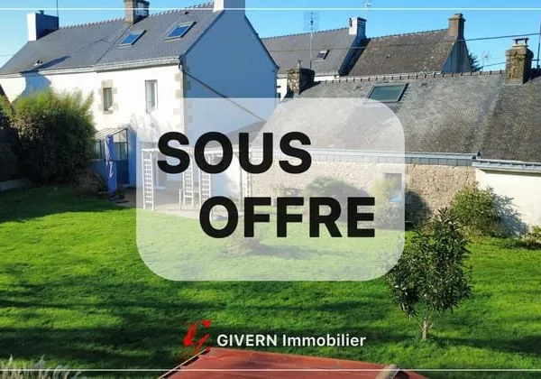 Maison familiale avec jardin, coeur de Meslan