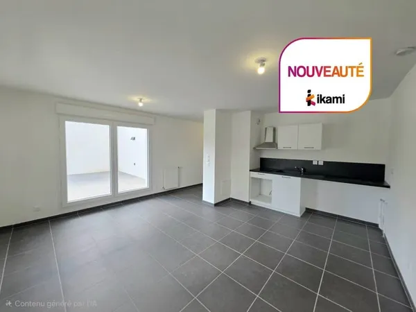 Appartement de type 2 en attique