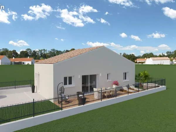 Maison de plain pied 2 chambres à Cournonterral