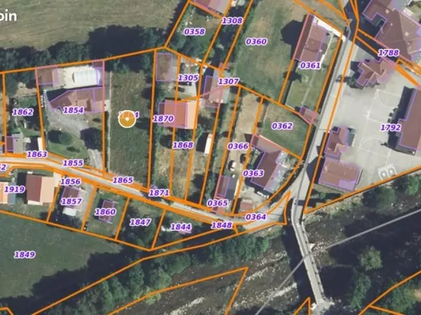 Terrain 1086 m² Savignac-les-Ormeaux