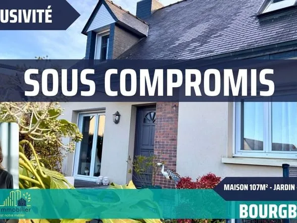 Maison 4 chambres - BOURGBARRE - 107 m² sur terrain de 405 m²