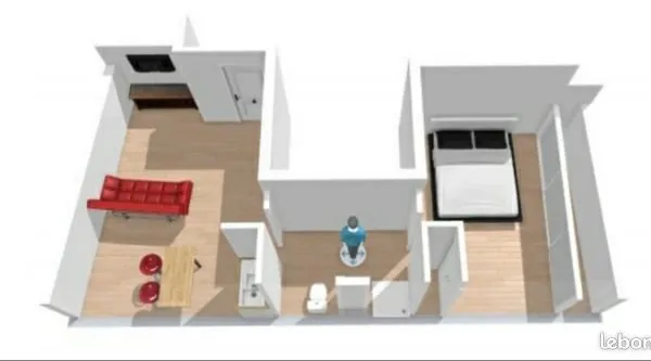 Appartement Location Toulouse 2p 39m² 635€