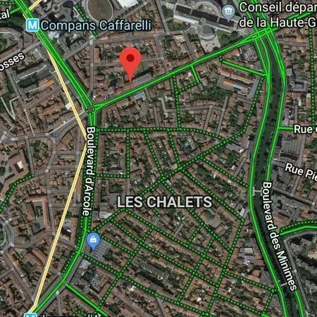 Emplacement parking quartier les chalets compans