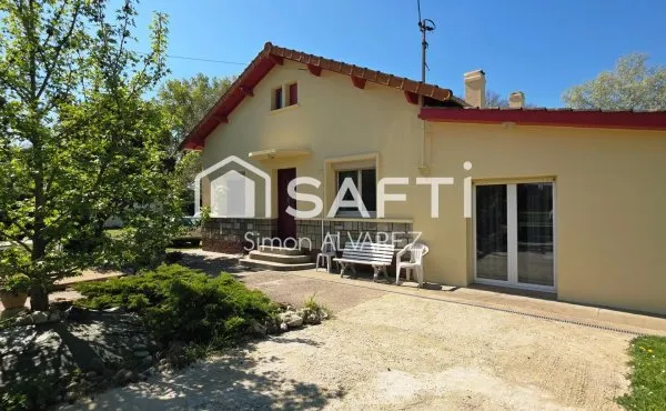 Maison de 90M2 sur terrain arboré de 2 400 m² - Située en zone nature