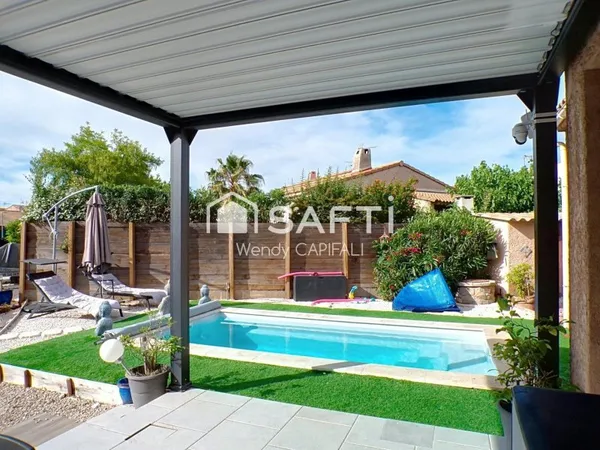 Maison plain pied, piscine, très bon état