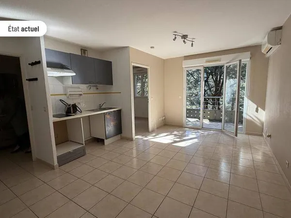 Appartement 2 pièces 34 m²