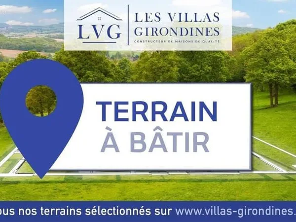 Terrain à bâtir de 500 m² à SAINT-LAURENT-MEDOC (33)