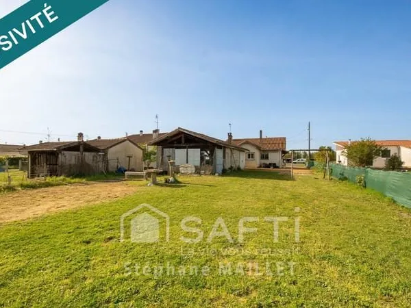 Maison 3 chambres avec dépendance et terrain