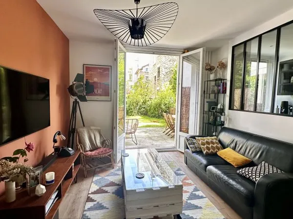 Vends appartement rénové avec jardin - 50m²