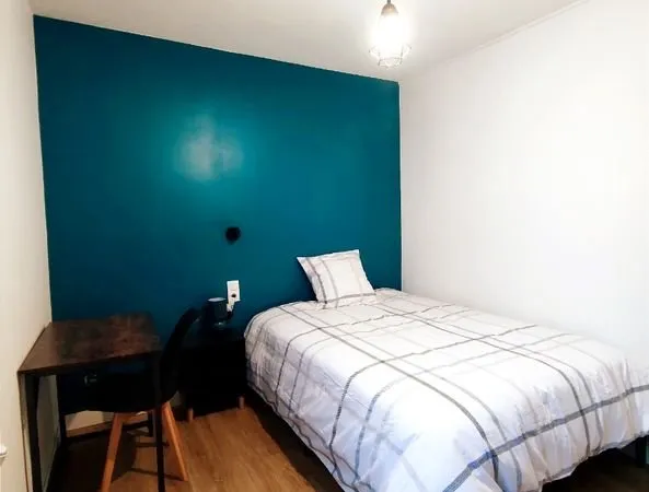 Chambre en colocation appartement meublee